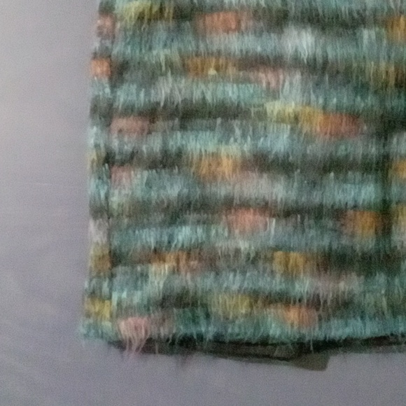 EUC Anthropologie Maeve Wool/viscose blend skirt blue green medium - Picture 1 of 8
